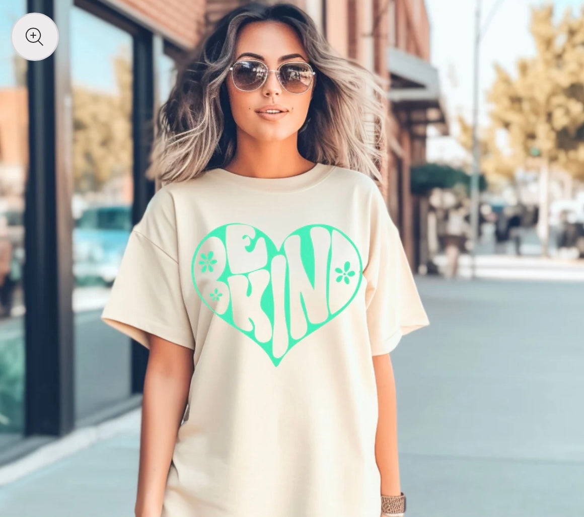 Be Kind( green Ink) T-Shirt