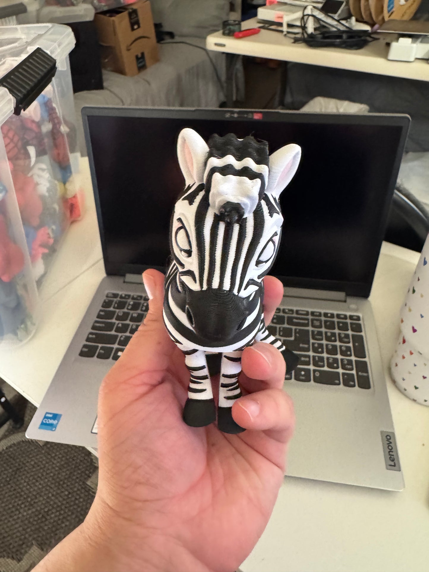 Zebra 3D Printed