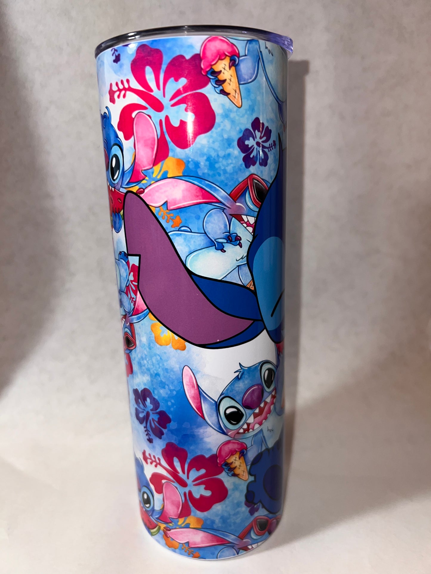 Blue Alien Tumbler