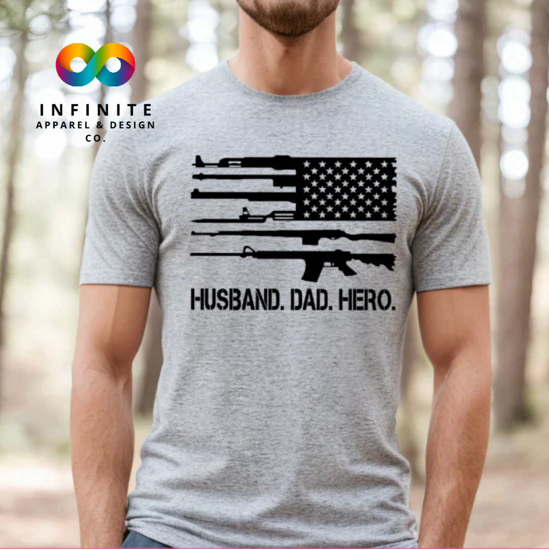 Husband.Dad.Hero T-Shirt