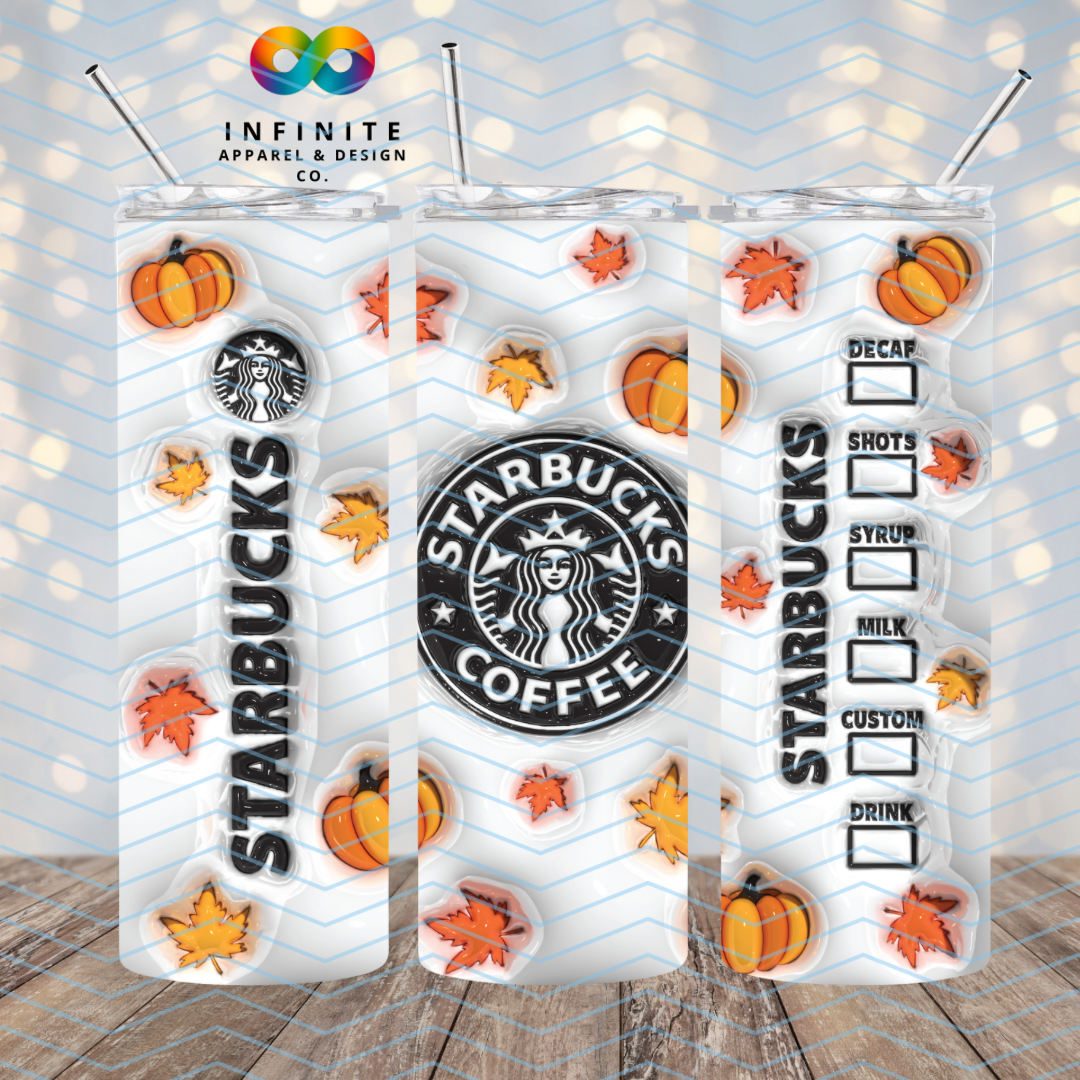 Autumn Starbies Tumbler