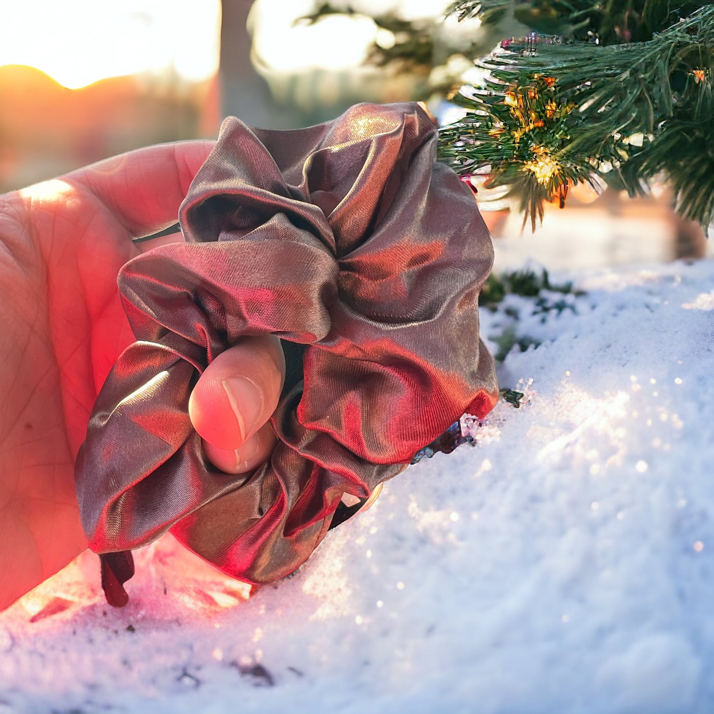 Satin Silk Scrunchies