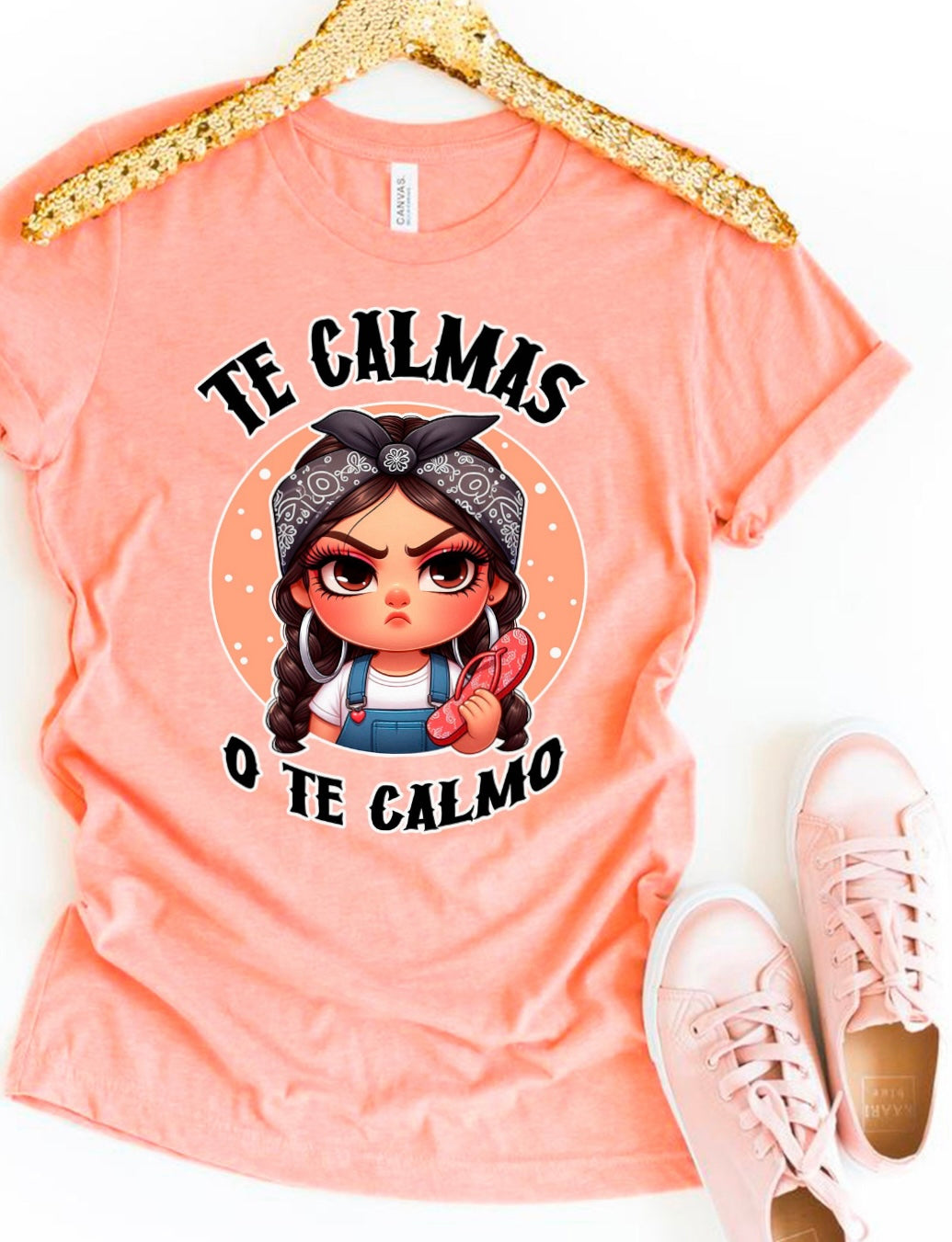 DTF print Te Calmas o Te calmo