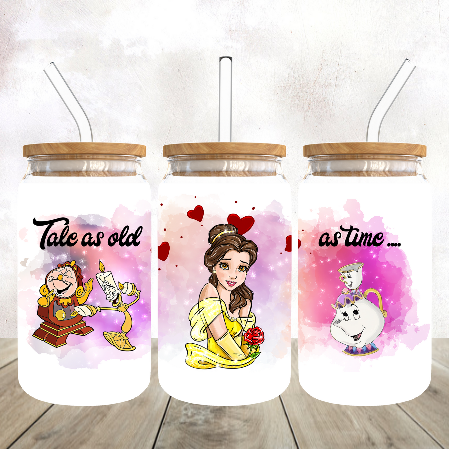 Beauty Princess #2 Glass Can Cup