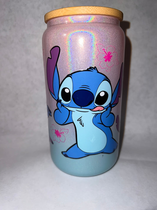 Happy Blue Alien Cup