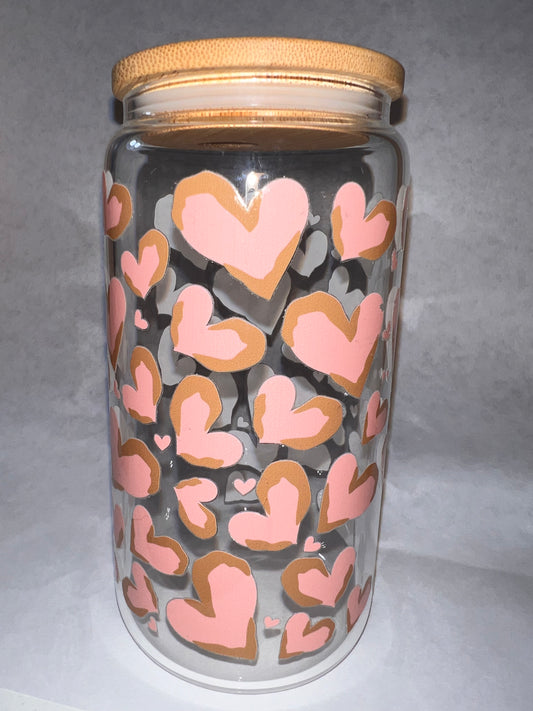 Pink Hearts Cup