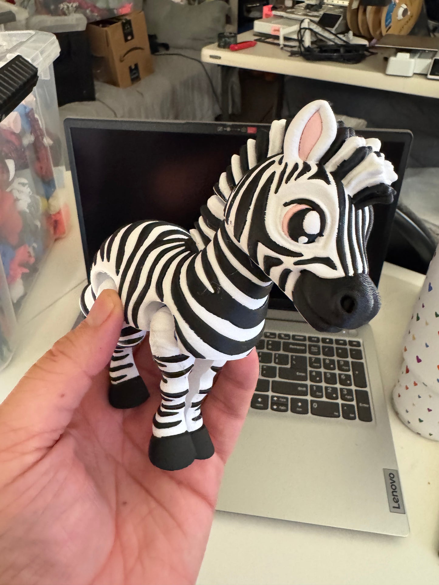 Zebra 3D Printed