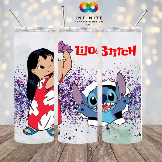 Blue Alien Pop-out Tumbler