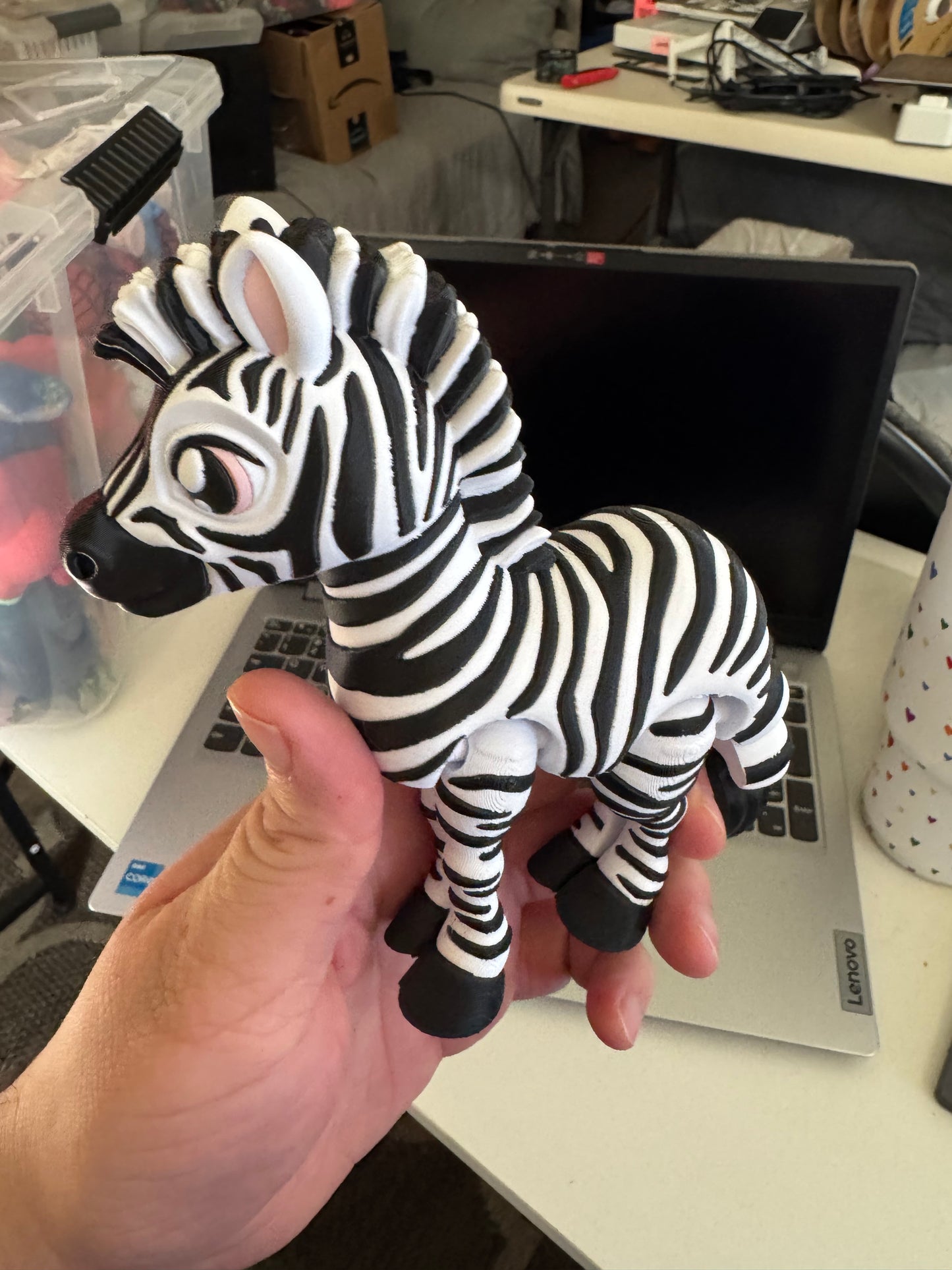 Zebra 3D Printed