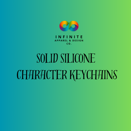 Solid Silicone Character keychains